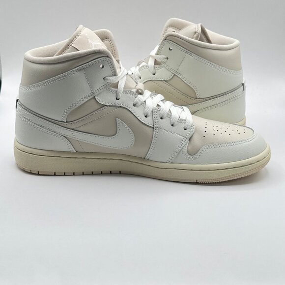 Women's Air Jordan 1 Mid Legend Light Brown BQ6472-201 Sizes Women 11 / Men 9.5 - Picture 9 of 12